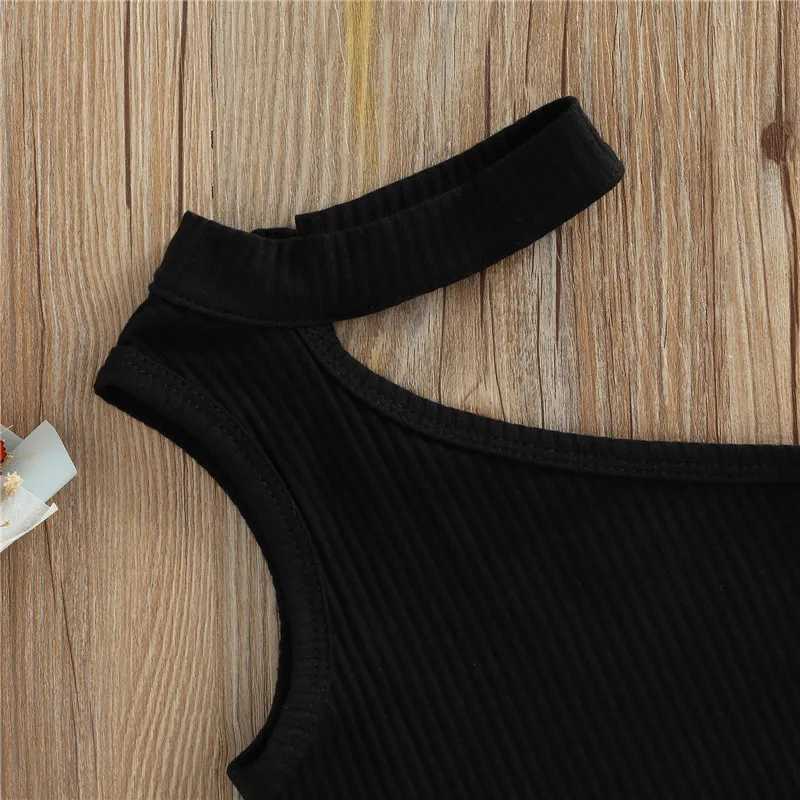 1-5 year baby girl casual suit tank top+shorts+waist bag pocket decoration casual sled girl summer clothing setXJ250410