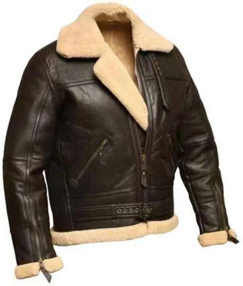 Jackets For Wool Er Faux Fur Zipper Solid Sashes Shopping Autumn And Outerwear & Coats Men Winter Coat
