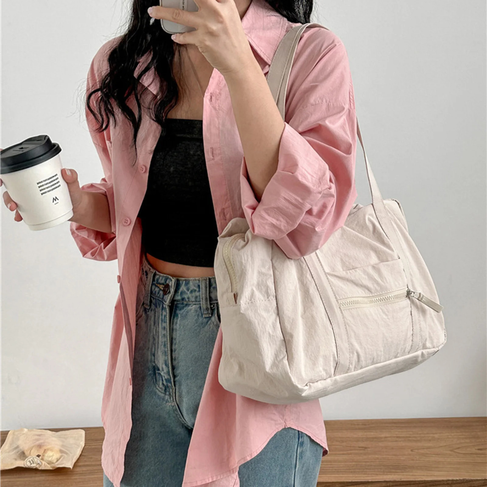 Simple Carry On Travel Tote Bag Large Capacity Weekender Overnight Duffle Bags Trendy Sports Fitness Bags for Women Girls 251110