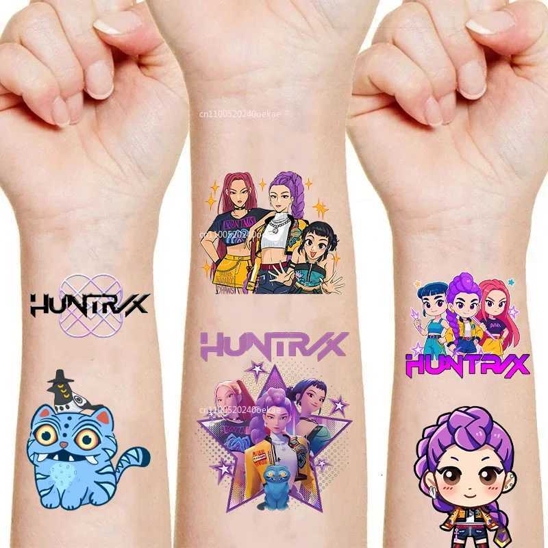 New 20pcs/set Cartoon Kpop Demon Hunters Rumi Kang Temporary Tattoo Sticker Rumi Tattoo Sticker Demonizing For Party Gifts Z251111-1