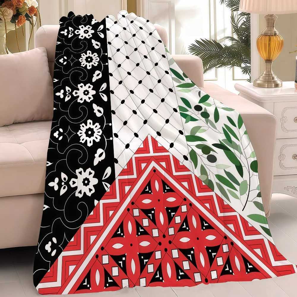 Hattah Keffiye Pattern Design Art Blanket Warm And Soft Suitable For Bedroom Living Room Sofa Bed Office Travel Camping C251111
