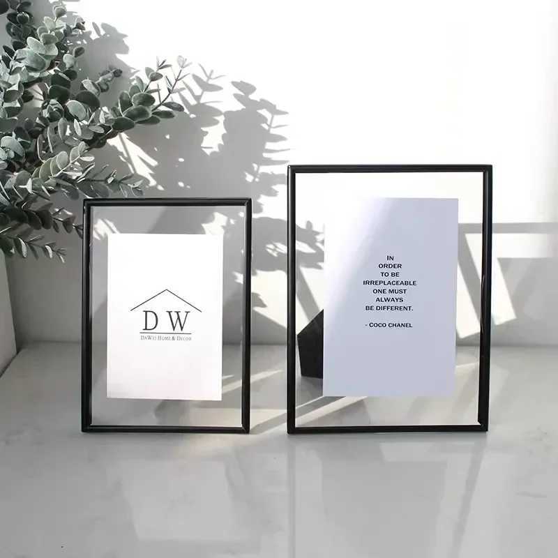 Modern Luxury Nordic Metal Living Room Photograph Kids Art Picture Frame Friends Home Garden Porta Retrato FYPF L251110 H260306