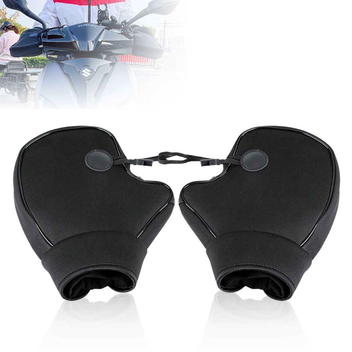 Motorcycle Handlebar Muffs Waterproof Windproof Winter Warmer Handlebar Gloves Motor Scooter Electric Vehicles Motorbike Gloves S25118