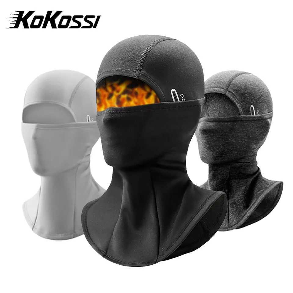 KoKossi Winter Face Mask Fleece Warm Windproof Cycling Cap Motorcycle Running Neck Warmer Sport Training Scarf Balaclava Hat S251110{category}