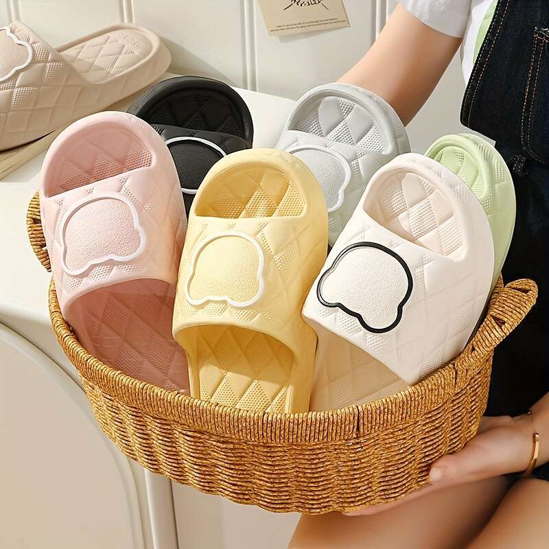 Men's slipper designer sandals Summer Slides Soft Sandals Fashion Home Bear Cartoon Flip Woman Man Bathroom Shoes