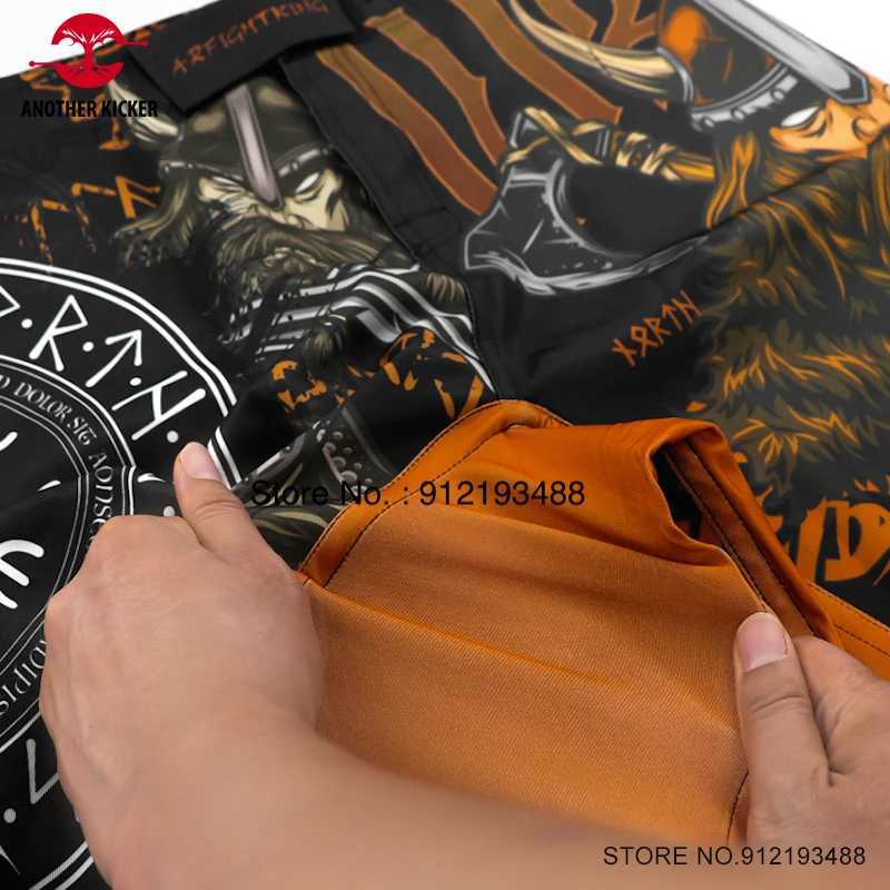 MMA shorts Vikings sublimation sports training competition MMA boxing shorts Muay Thai grappling pants martial arts fighting relayW250410