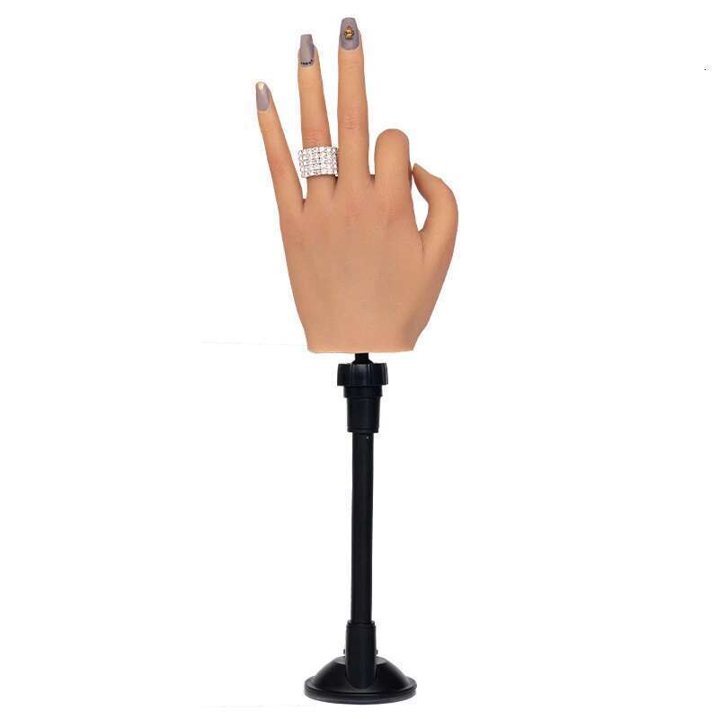 Training Fake For Acrylic Nails Silicone Hands to Practice Nail Hand Model
