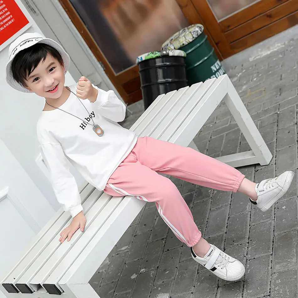 Kids Sports Pants Stylish Comfortable Unisex Children Lounge Pants Boy Girl Daily Wear Outdoor Play and School Casual Trousers L251110