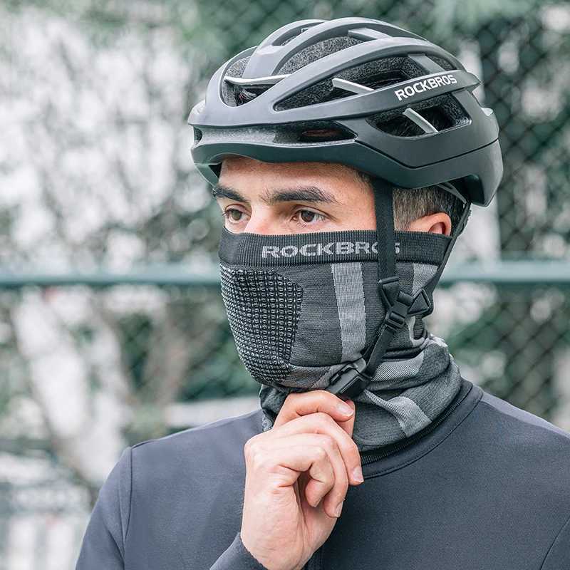 ROCKBROS Bike Mask Full Face Balaclava Breathable UV Protection Windproof Bicycle Scarf Hiking Outdoor Sports Cycling Equipment S251110