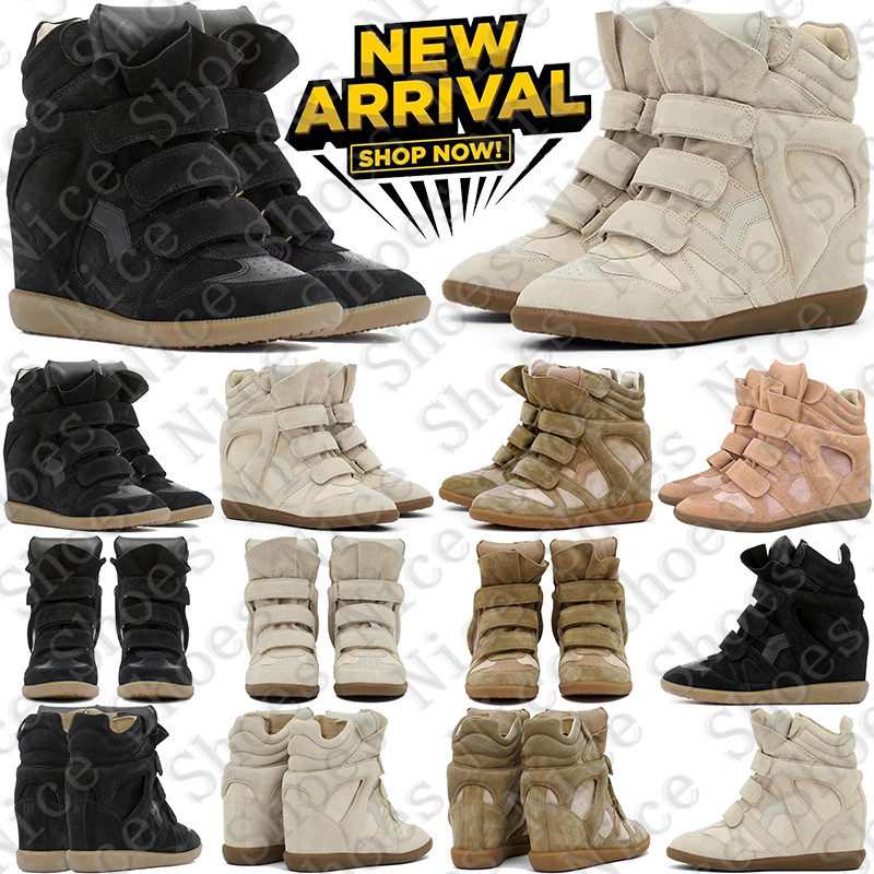 Designer isabel marantsneakers marat boots martin bekett leather wedge sneakers booties Shoes for mens womens winter Autumn snow bottes botte heel luxury