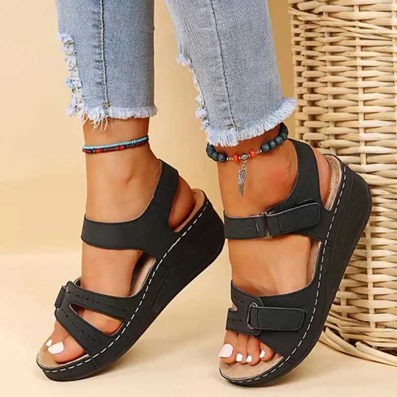 Summer womens sandals breathable shoes womens sandals wedge shoes party shoes womens sandalsXJ250410