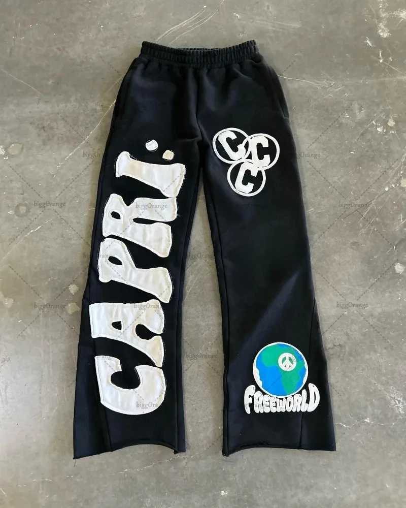 Personalized street high street sweaters printed on American letters popular brands for couples loose and fashionable trendsXJ250410