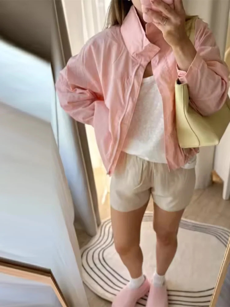 Casual Solid Stand Collar Coats Women All-matching Long Sleeve Drawstring Coat Female 2025 High Street Autumn Lady Outwears 251105