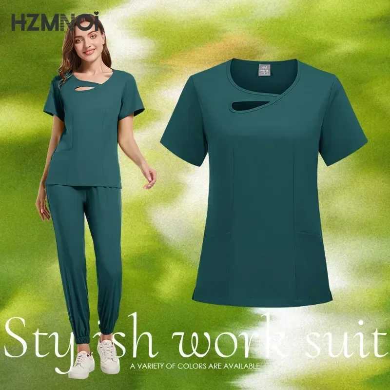 Medical Tops Pant Women Scrubs Uniforms Hospital Doctors Scrub Sets Nurses Accessories Dental Clinic Beauty Sn Workwear Suit X2504101