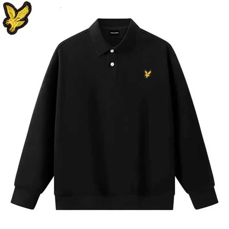 Hot Sales autumn winter cotton brand Eagle Embroidery LYLE mens womens casual overcoats with lapels sweatshirts Loose hoodie M251111