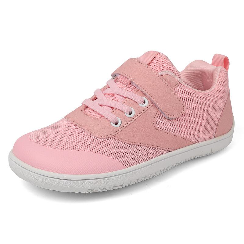 Kids Wide Barefoot Shoes Girls Boys Breathable Sports Shoes Toddler Non Slip Soft Walking Shoes Children Casual Running Sneakers for Outdoor Sports Si