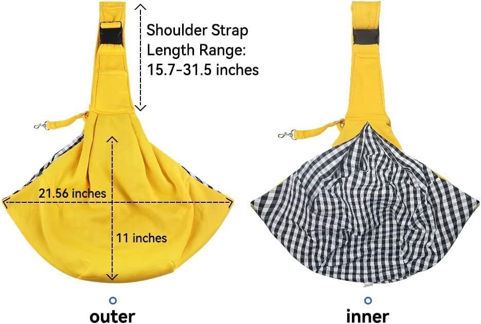 Dog Strap Strap, Adjustable Strap Strap for Dogs, Front Pocket and Seat Belt, Hands Free Pet Carrying Stand, Suitable for Travel, Outdoor