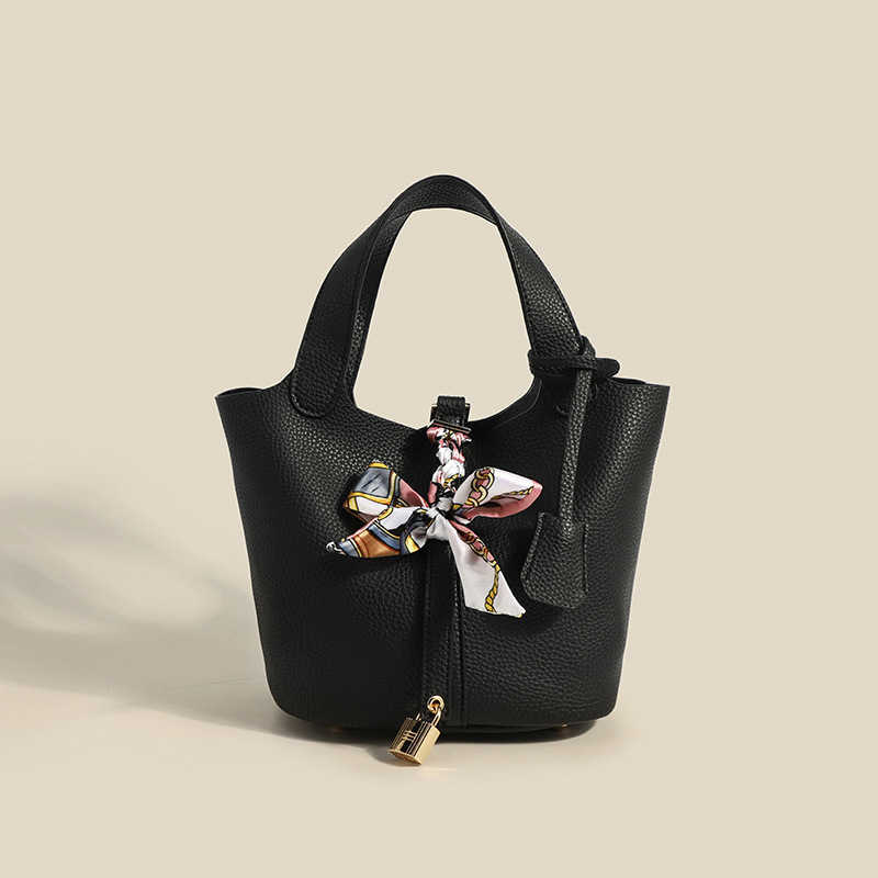Storage Bags Bucket bag new fashion trend western-style simple and high-end handbag large capacity casual shoulder crossbody bag