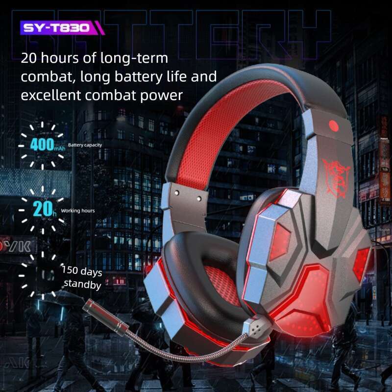 Famous Brand Over Ear For Computer Gaming Laptop Light Up Wireless Bluetooth Headphones