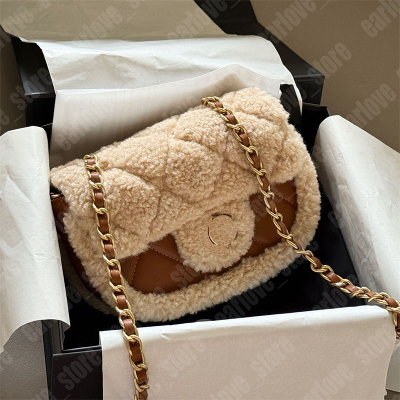 furry designer bag women winter Teddy handbag luxury fluffy Pillow hobo Handbags fuzzy crossbody bags Teddy purse