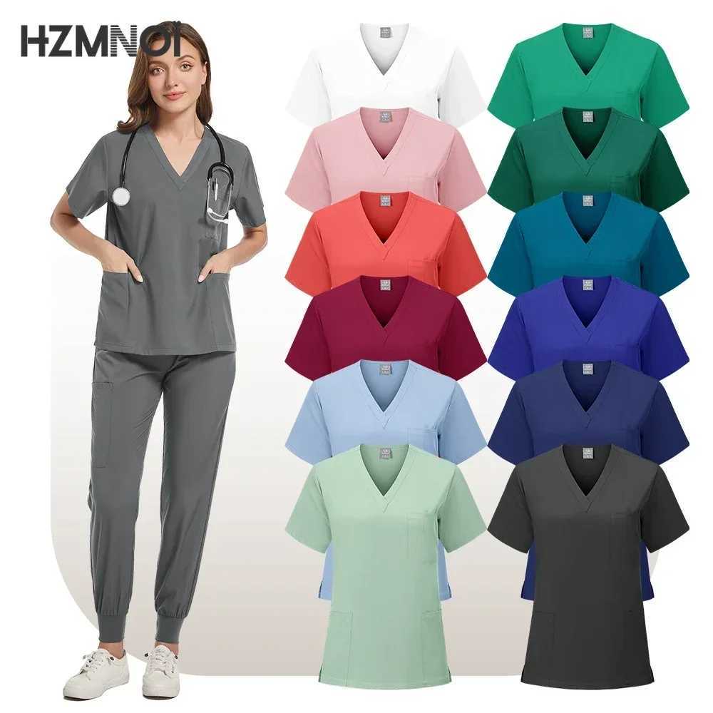 Doctors and Nurses in Beauty Sn Pet Hospital Dental Clinic and Operating Room Stylish Medical Work Uniform Set X250410