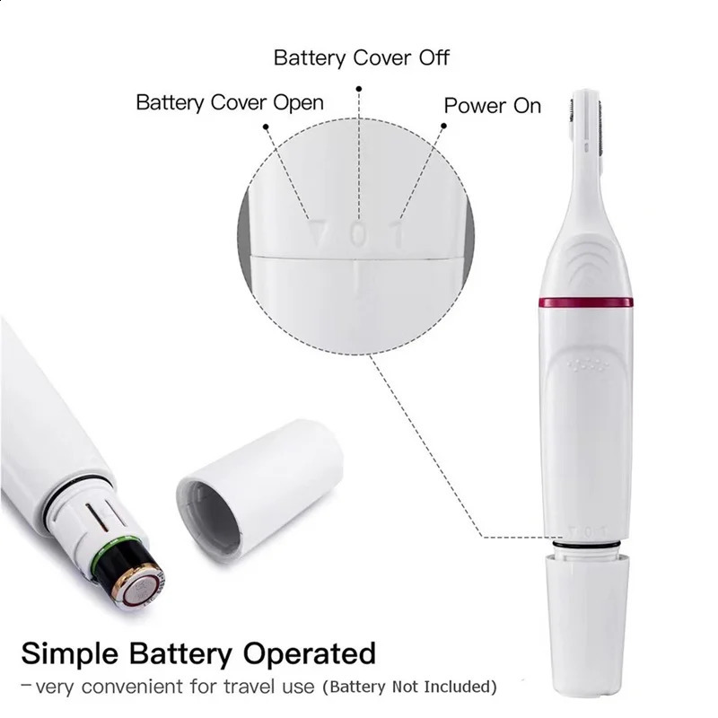 Portable 5-in-1 electric brushless trimmer for eyebrow body bikini facial hair remover multifunctional shaver 250410