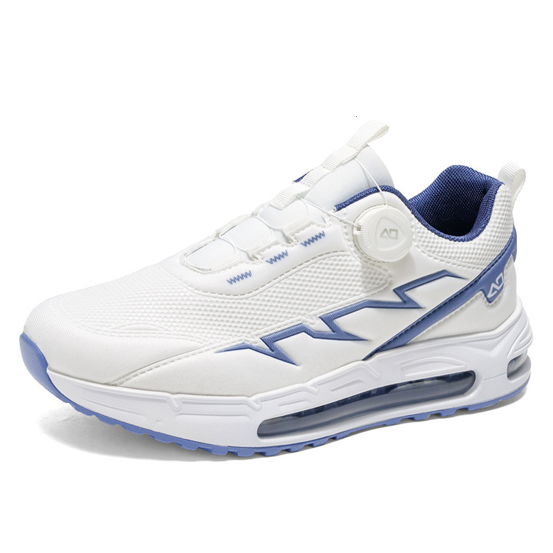 Free Shipping 2025 New Air Cushion Running Shoes Fashion Designer Sneakers High Quality Plus Size Breathable Mesh Rotating buckle Sport Shoes for Men