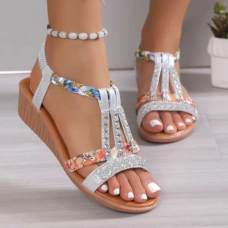 Womens Summer Wedge Bohemian Rhine River Casual Platform Sandals Womens Peeping Toes Outdoor Beach Shoes 34-43XJ250410