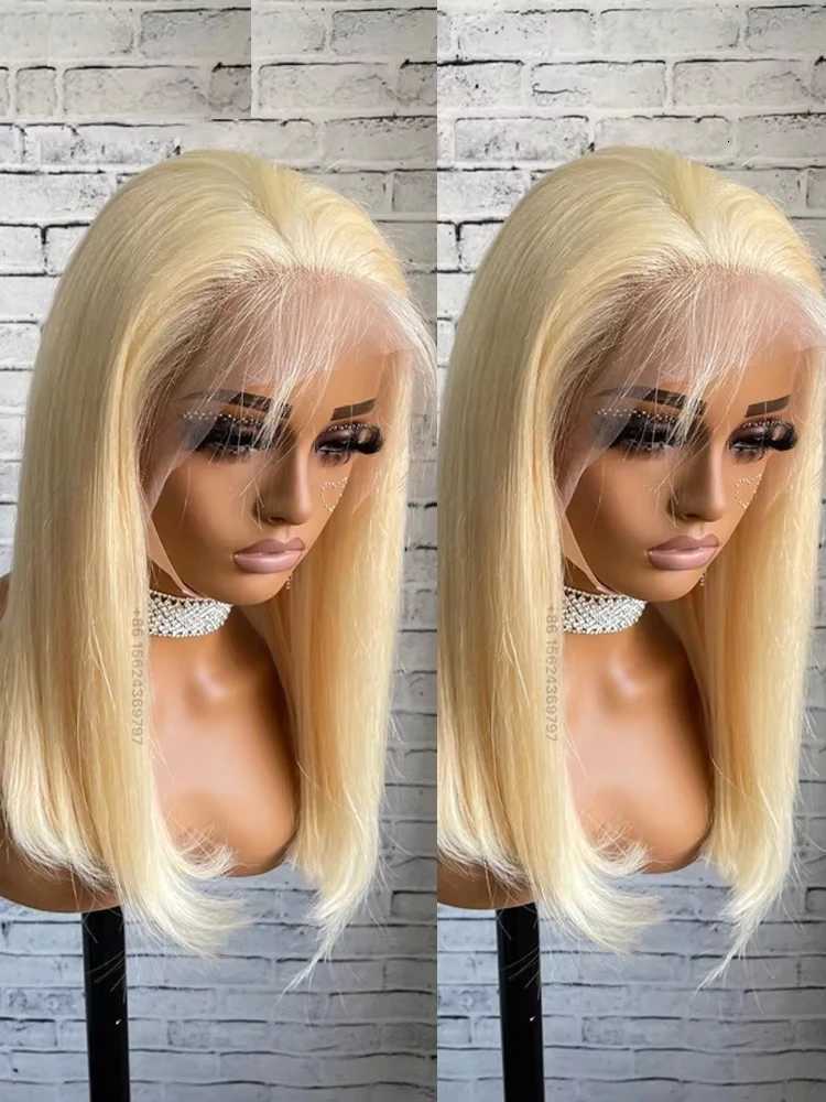 13x4 13x6 613 HD Blonde Bob Hair Wig Human Hair Lace Frontal Wig Brazilian Straight Bob Wig Lace Front Human Hair Wigs For WomenT251111
