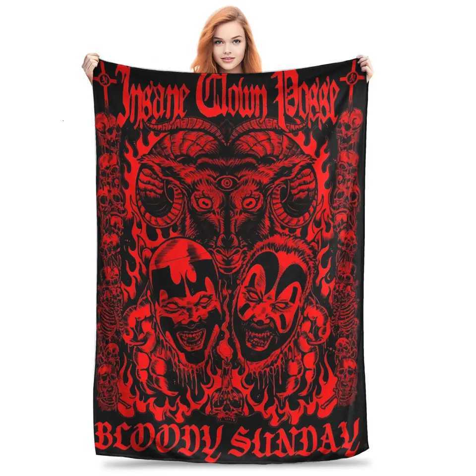 Insane Clown Posse Blanket Warm Soft Street Trend Plush Throw Blanket For Children Home Decor Flannel Bedspread Bed Cover C251111