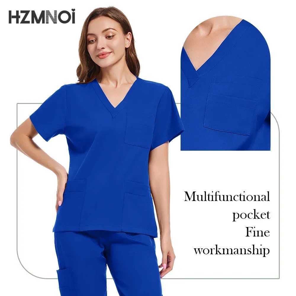 Scrub Set Multicolor Hospital Medical Surgical Uniforms Women Wear Doctor Uniform Jogger Suit Doctor Nurse Accessories X250410