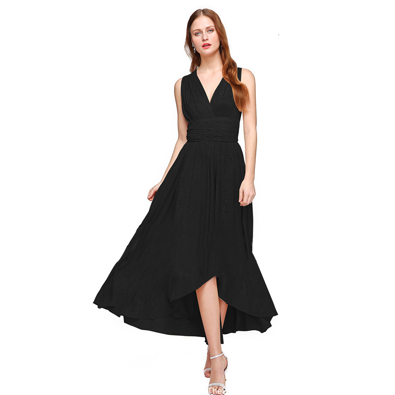 Multi dressing cross front short open back sexy bandage dress long skirt