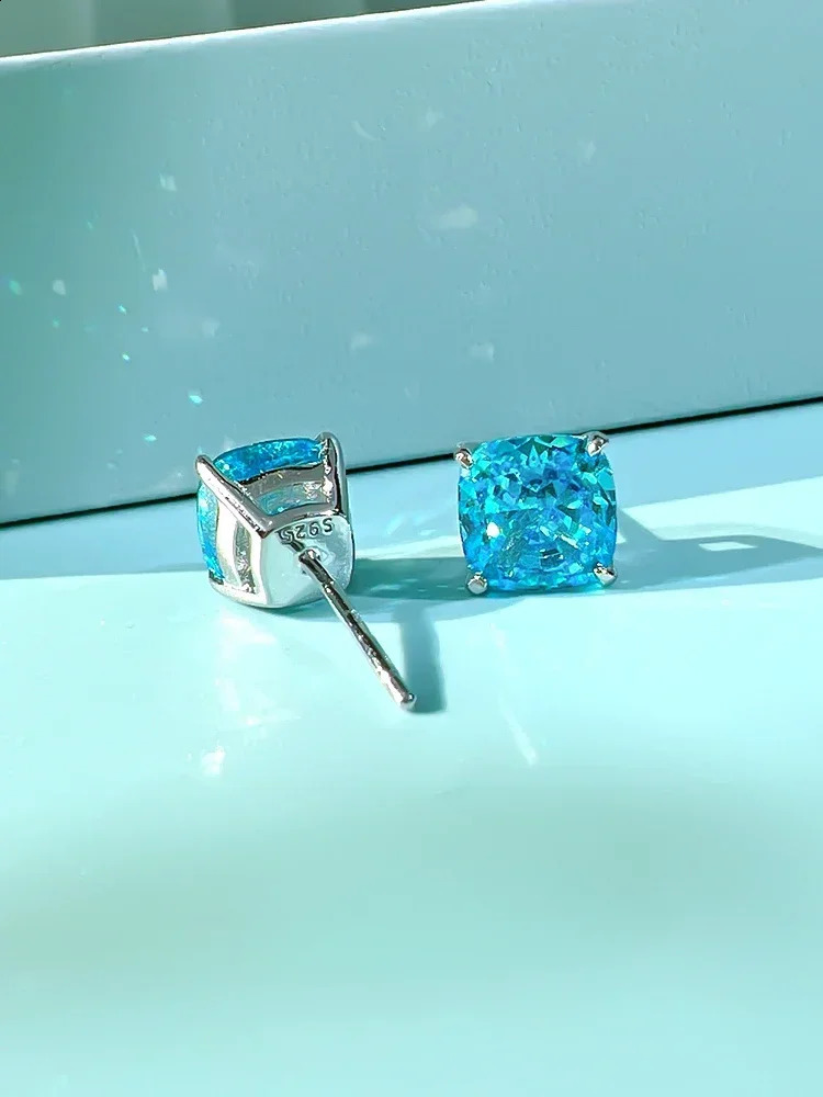 Desire 925 sterling silver diamond niche earrings ear holes simple compact fashionable and sweet style 250409