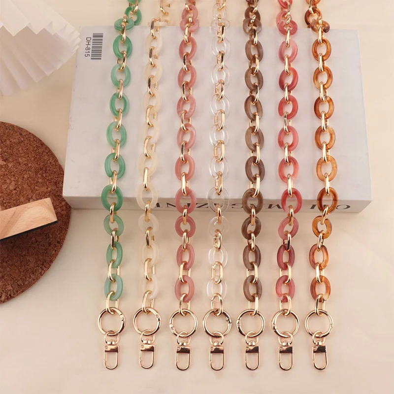 Acrylic Replaceable Detachable Bag Chain Strap Purse Handbag Bag Straps Resin Crossbody Shoulder Bag Diy Accessories 251110