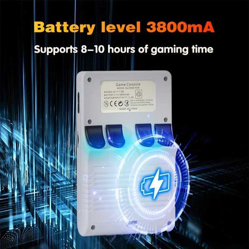 Aroks R36S Retro Video Game Console 35-inch I Screen Linux System R36 Ultra Portable Pocket Mobile Game Console 64GB GamingM251111