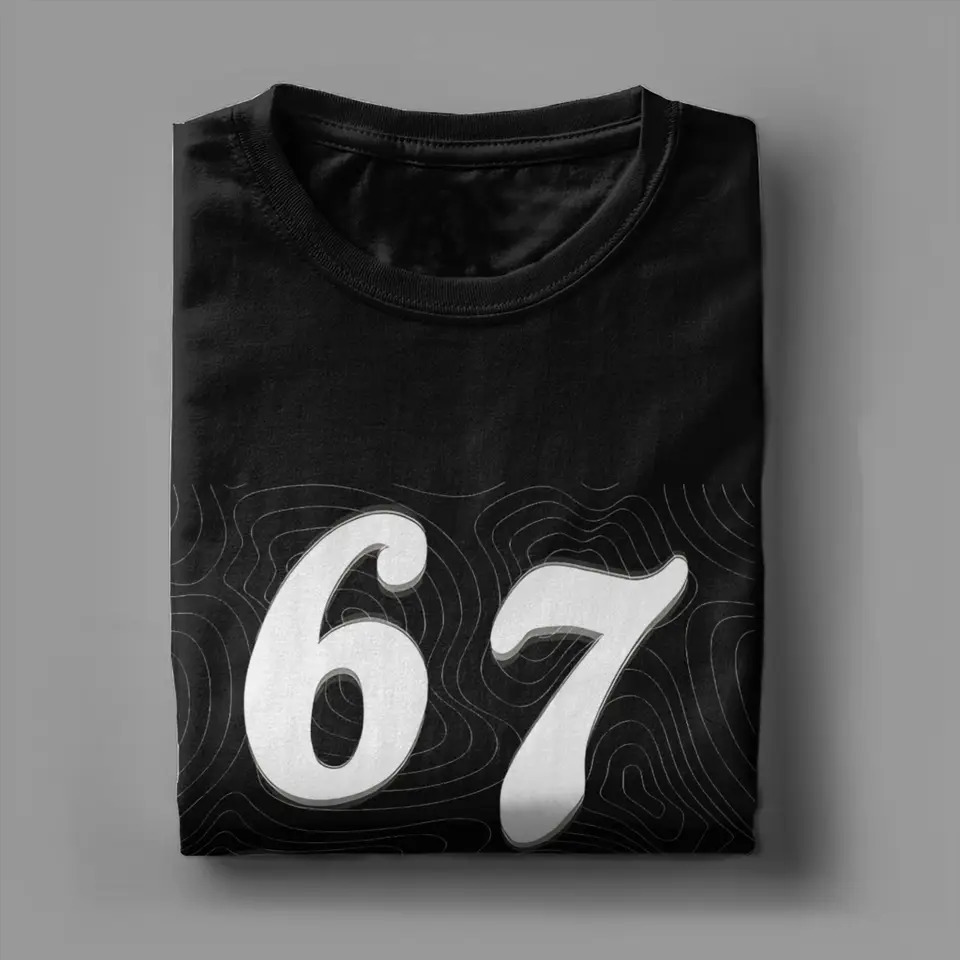 Men Womens Funny Six Seven 6 7 Meme T Shirt Cotton Clothes Leisure Short Sleeve Round Neck Tee Shirt Summer T-Shirt 251110