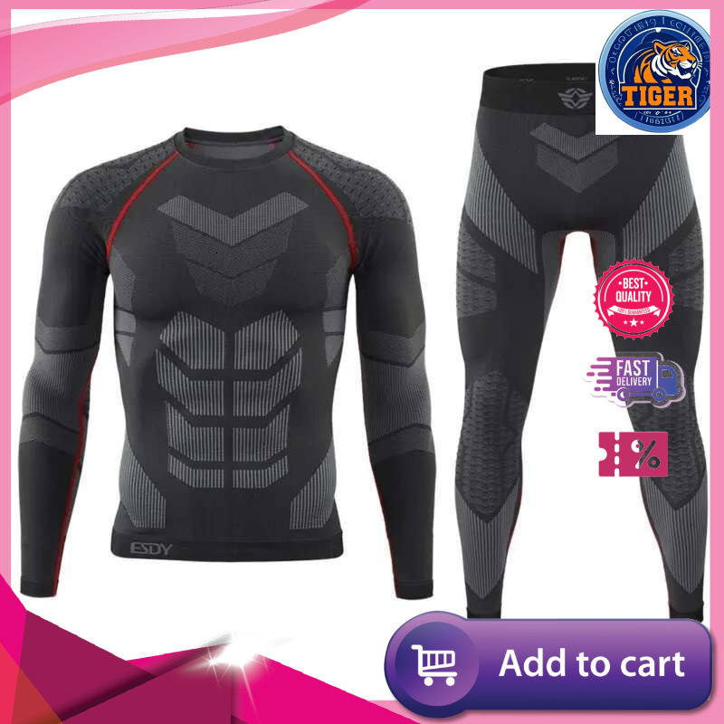 Ddmytiger China Domestic Men Quick Dry Workout GYM Fiess Tee Leggings Sport Running Basketball Football Set Skiing Exercise Suit Base Long Johns Ddmyt