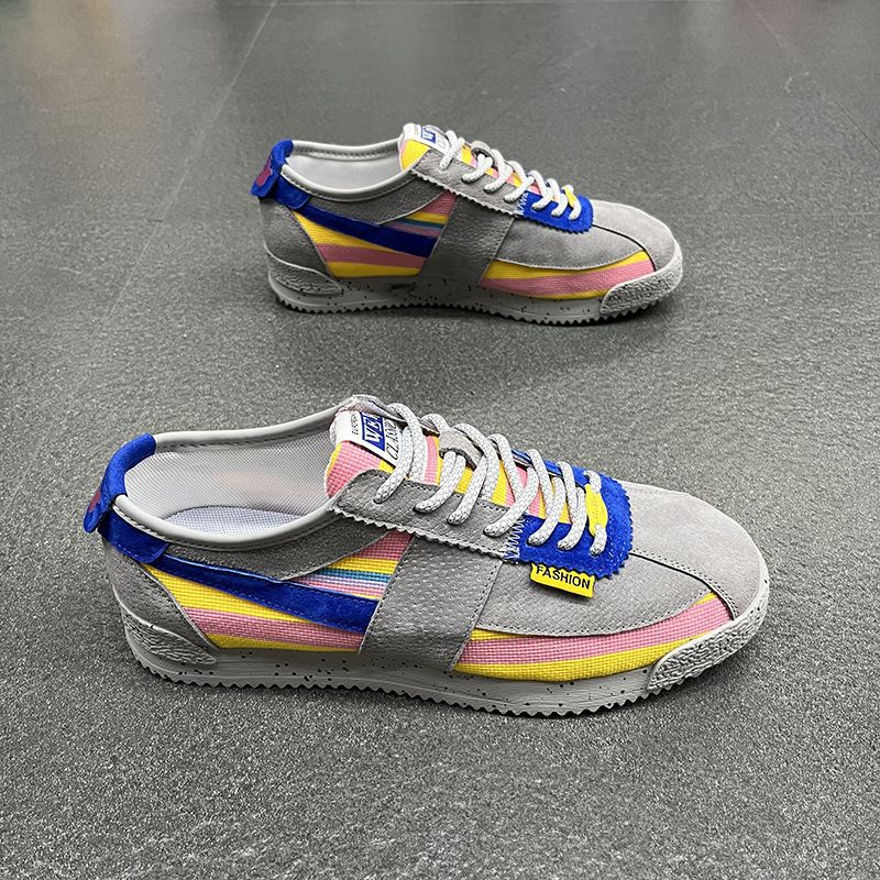 Free shipping designer sport shoe men khaki white gray comfortable breathable wear-resisting outdoor running shoe 2025