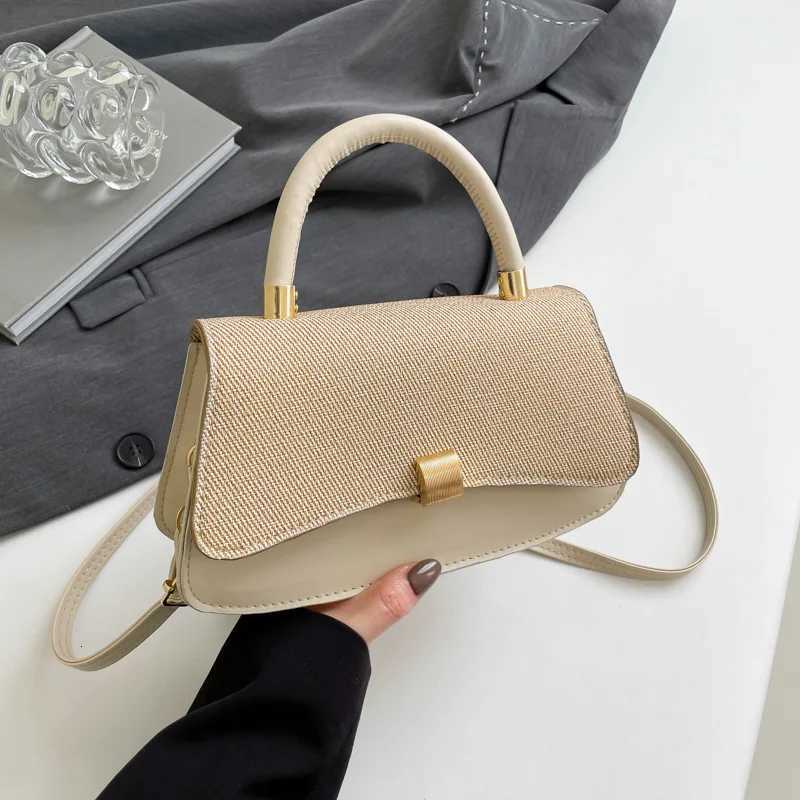 Spring New Women Luxury Handbag Fashionable Crossbody Bag Simple Square Bag Ins Style Shoulder BagT251110