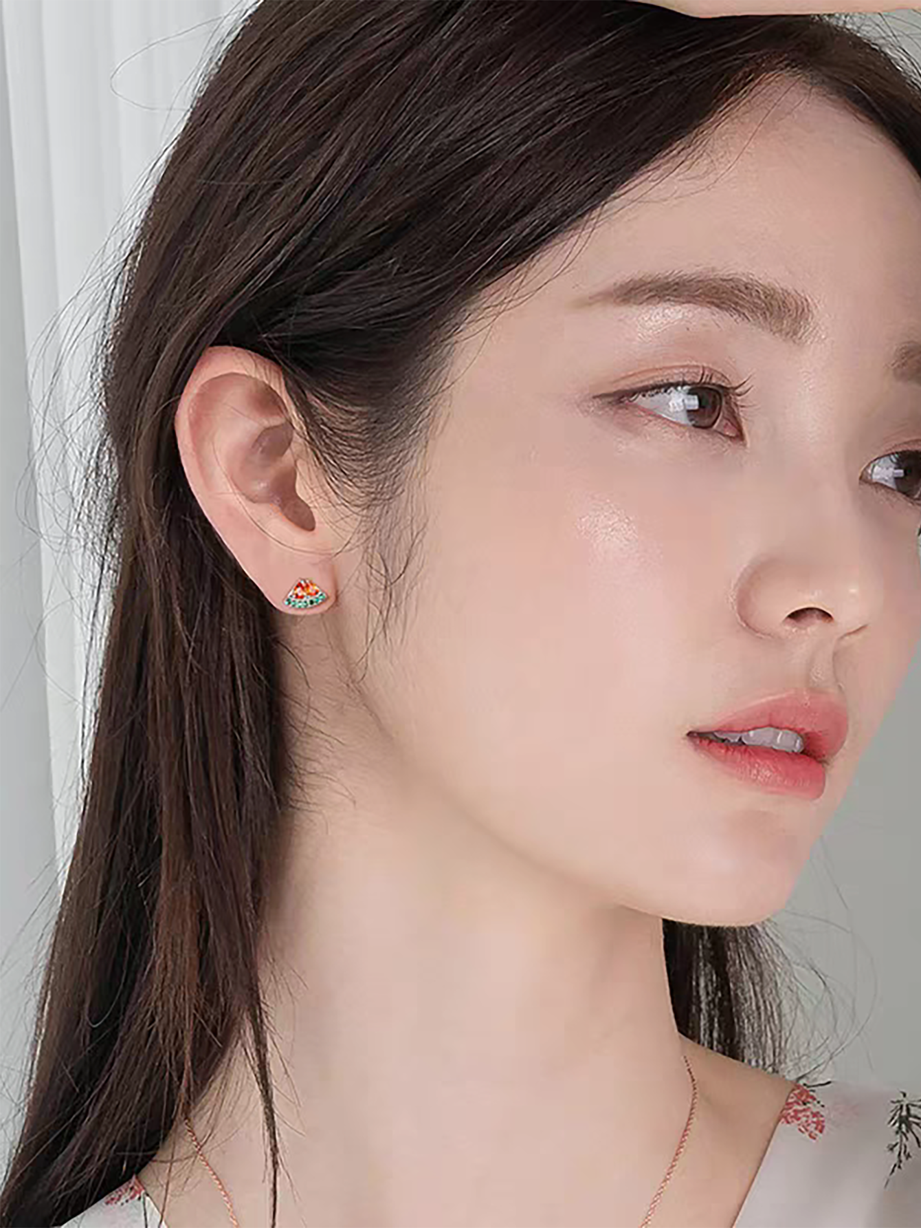 Chic Women's Accessories - Playful & Shimmering Earrings with Genuine Stone Appeal
