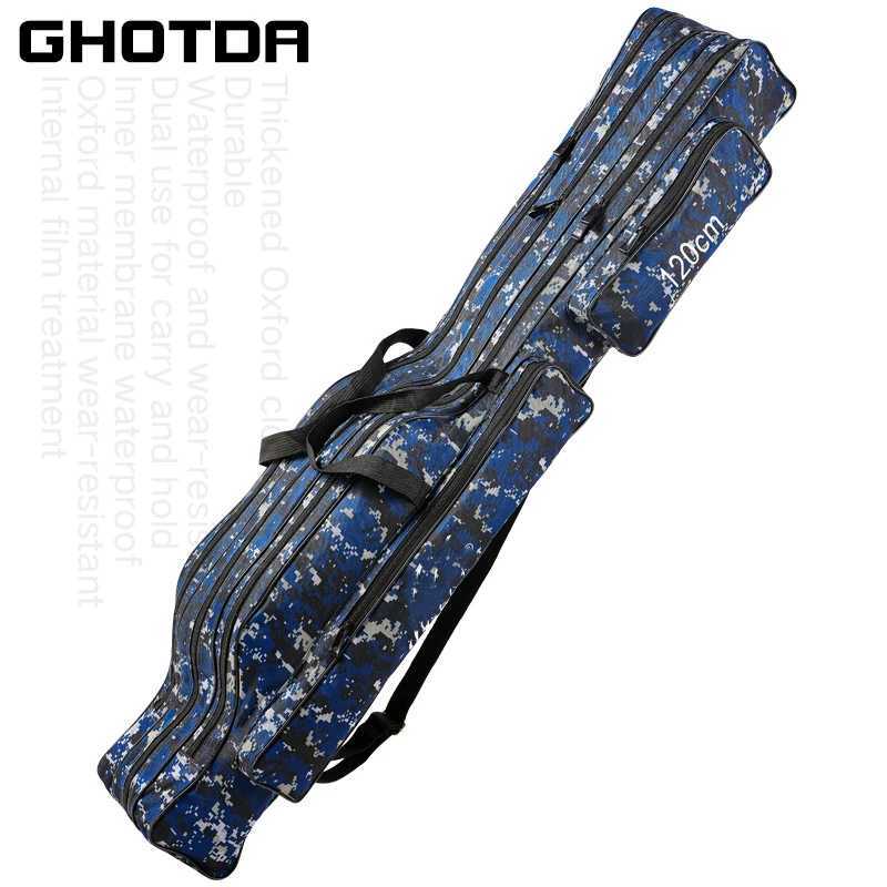 Fishing Rod bag Carrier Fishing Reel Pole Storage Bag 110cm / 120cm / 130cm / 150cm Z250411