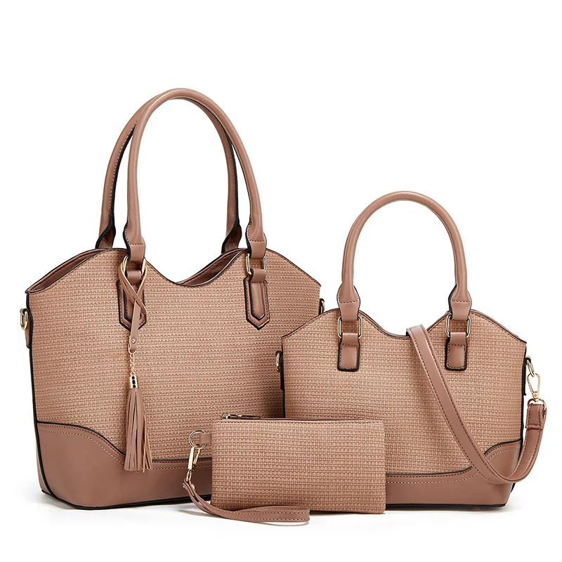 2025 Mother and Daughter Bag Threepiece Set Large Medium Similar To Fashionable 251110