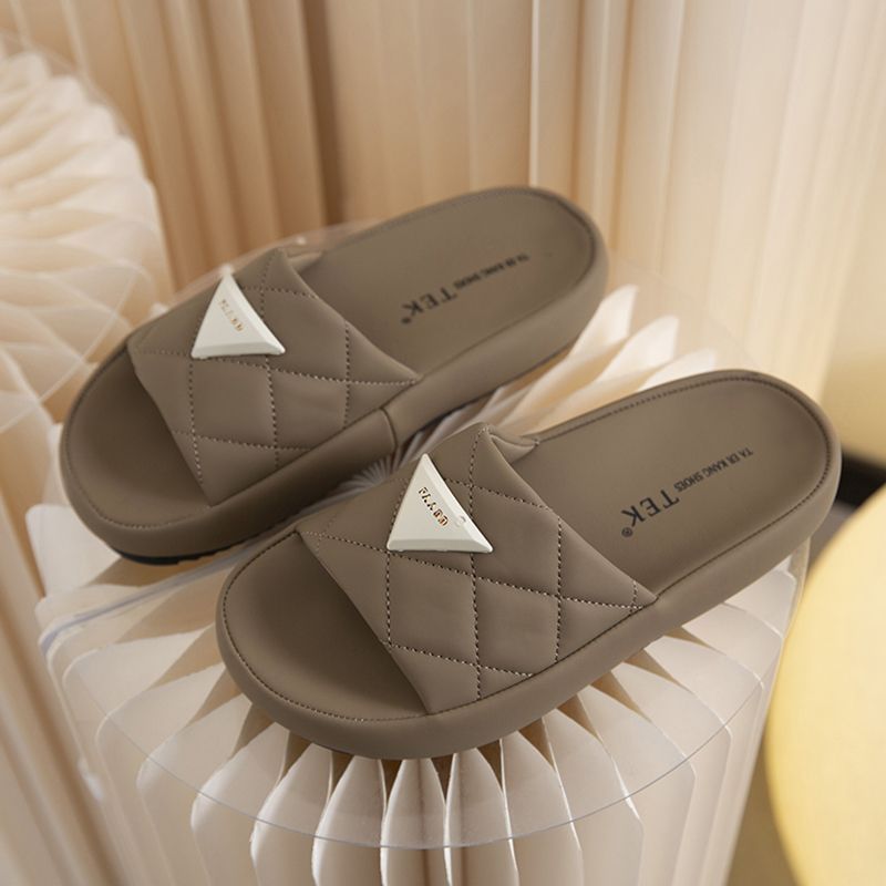 Free shipping designer slippers women black beige khaki comfortable breathable wear-resisting indoor sandals