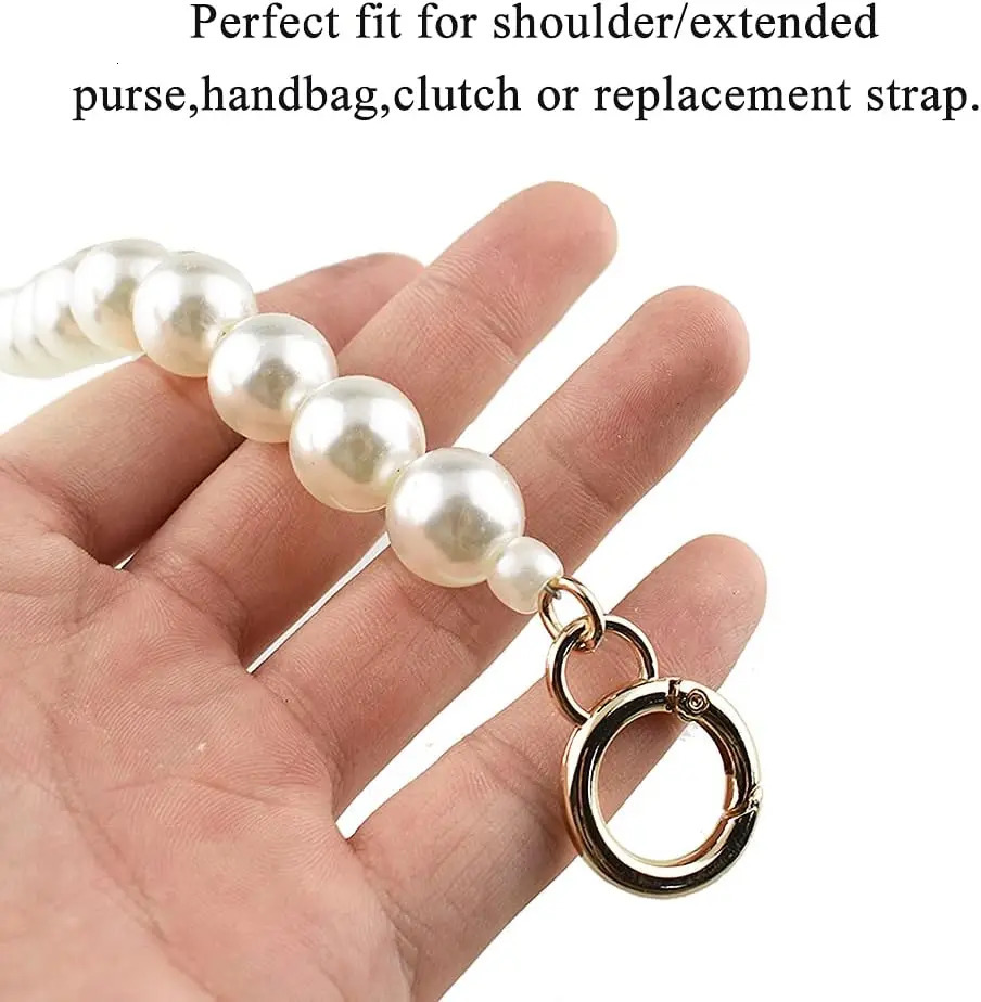 Pearl Chain Crossbody StrapShoulder Purse Handbag Clutch Replacement Strap Accessories Decoration 251110