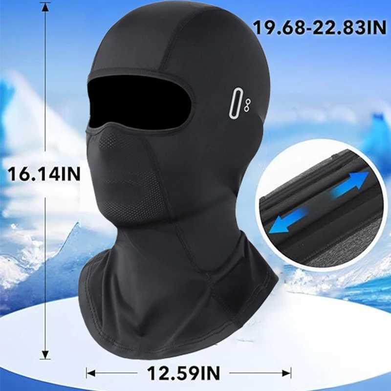 Motorcycle Summer UV Protection Glasses Face Breathable Hole Men Women Quick-Drying Motorcyclist Winter Warm Ski Mask S251110