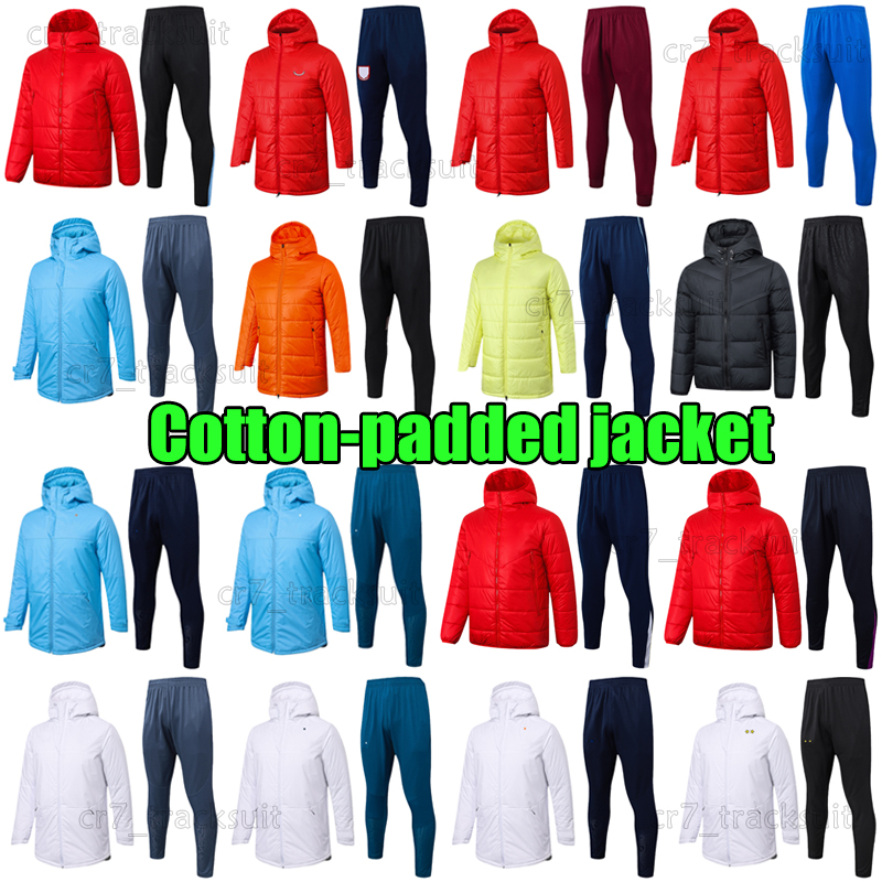 2025 padded jacket Dortmunds Marseile OM RealMadrid Bayerns Atletico Tracksuits Man city Barce AC Inter Tottenham Arsen PSGES French cotton clothes Men Soccer Sets