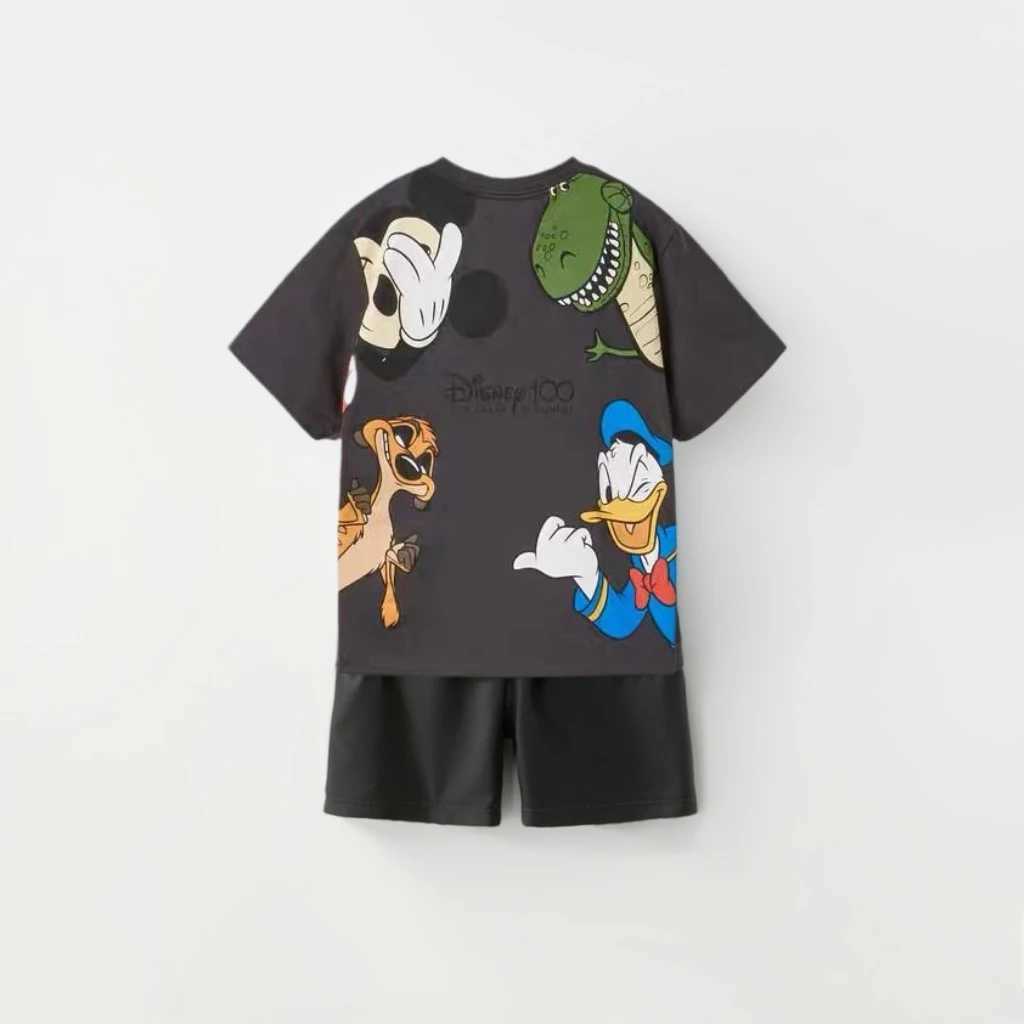 Cool boy clothing designer Za Tops summer boy and childrens clothing short sleeved T-shirt sportswear childrens setXJ250410