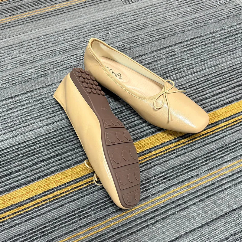 y ButterflyKnot Footwear Flats With Shoes For Women Female Soft Fashion Shallow Ladies Ballet Slip On 251121
