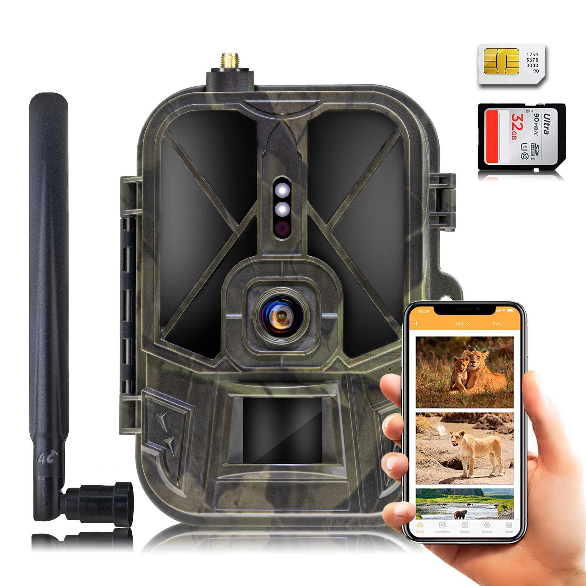 4G tracking camera 4K 36MP application control 8000MA lithium battery hunting camera night vision wildlife reconnaissance X2504113
