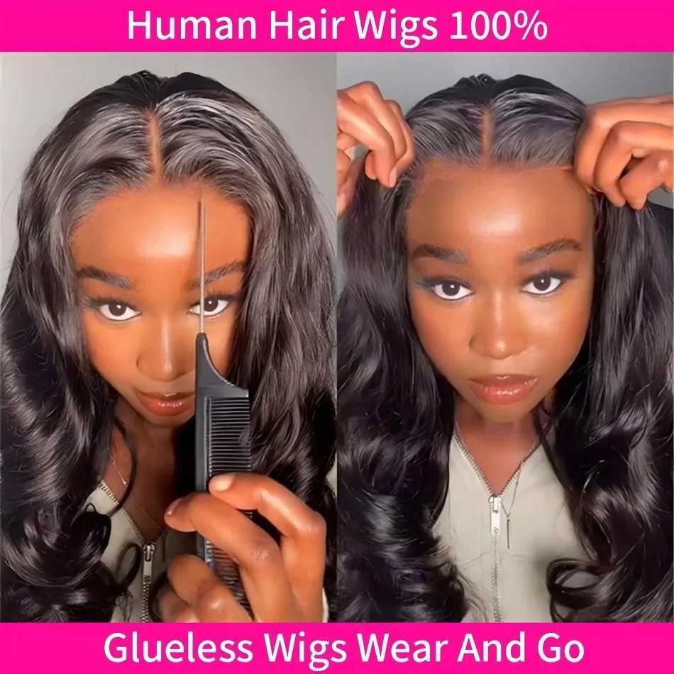 Body Wave Human Hair Wigs Glueless Lace Frontal Wigs 5X5 Hd Lace Closure Wigs Pre Cut Brazilian For Women 220 Density 30 32 InchT251111
